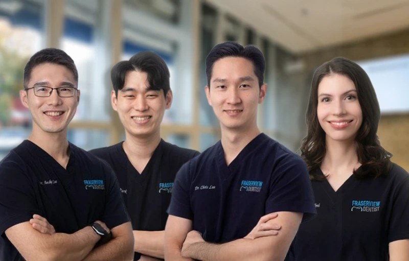 The dentists of Fraserview Dentist, South Vancouver